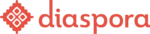 Diaspora Therapy Group logo in coral with geometric icon