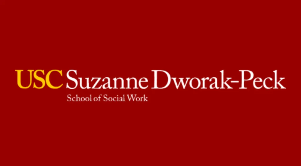 USC Suzanne Dworak-Peck School of Social Work logo referencing Diaspora Therapy Group’s academic or professional affiliation