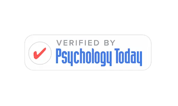 Verified by Psychology Today badge for therapist profile
